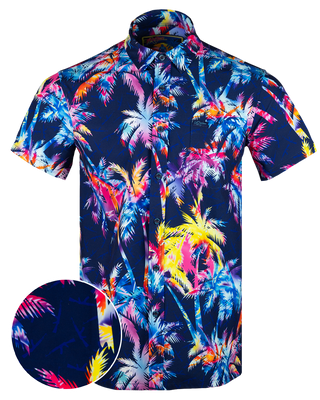 AK's and Vacays (Navy) Button Down