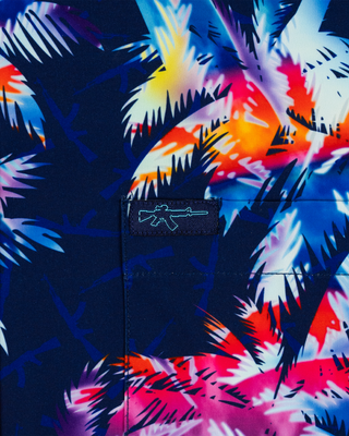 AK's and Vacays (Navy) Button Down