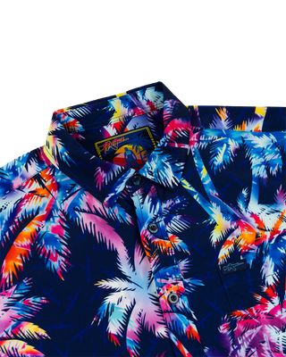 AK's and Vacays (Navy) Button Down