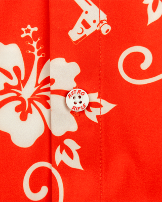 The Aloha (Red/White) Button Down