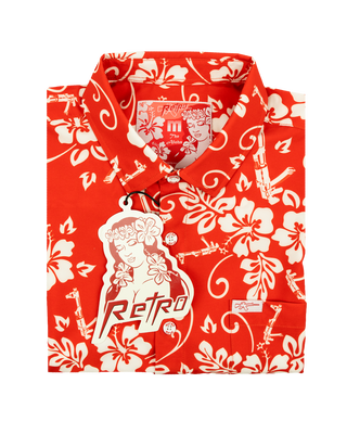 The Aloha (Red/White) Button Down