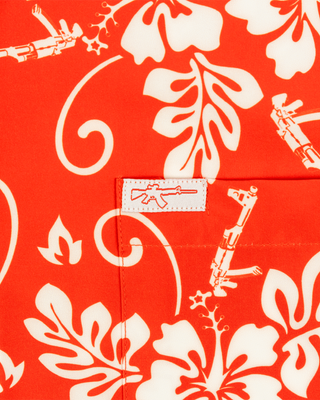 The Aloha (Red/White) Button Down