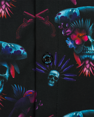 Black Beard Button Down