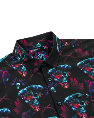 Black Beard Button Down