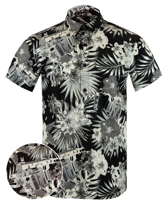 Bliss Vector V2 (Black/White) Button Down