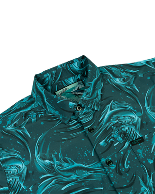 Gone Fishing Button Down