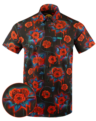 Guns and Roses Button Down