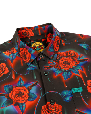 Guns and Roses Button Down