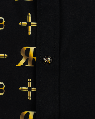 High Roller Split (Gold) Button Down