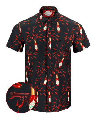 Hot Cap Button Down