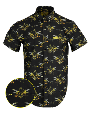 Le Cock V2 (Black/Gold) Button Down