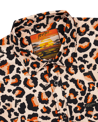 Leopard Button Down