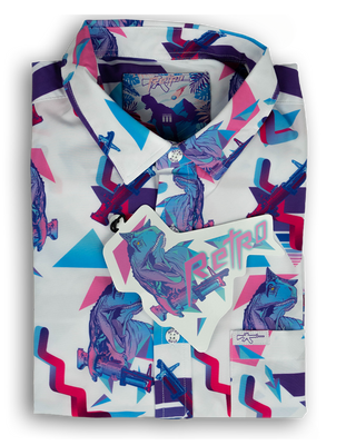 Prehistoric Button Down