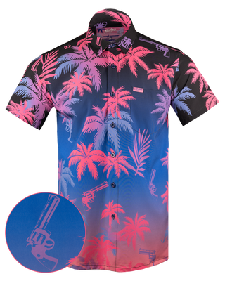 Retro City (Gradient) Button Down