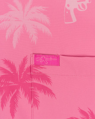 Retro City (Pink) Button Down