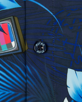 Retro World Button Down