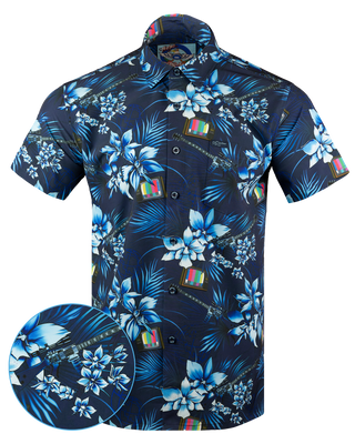 Retro World Button Down