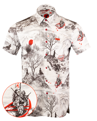 Seven Samurai Button Down (Pearl Snaps)