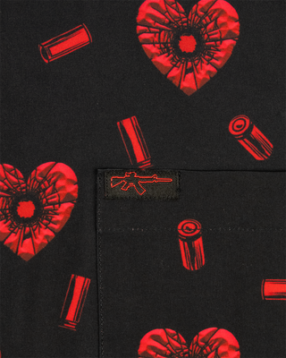 Shattered (Black) Button Down