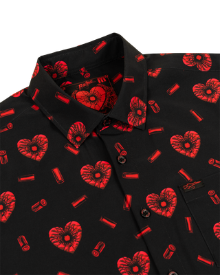 Shattered (Black) Button Down