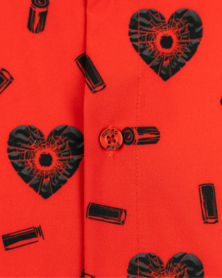 Shattered (Red) Button Down
