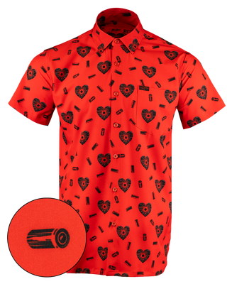 Shattered (Red) Button Down