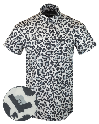 Snow Leopard Button Down