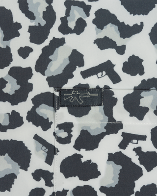 Snow Leopard Button Down