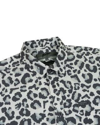 Snow Leopard Button Down