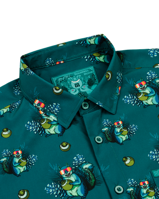 Squirrel Bomb Button Down
