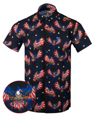 Strafing Run Button Down