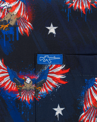 Strafing Run Button Down