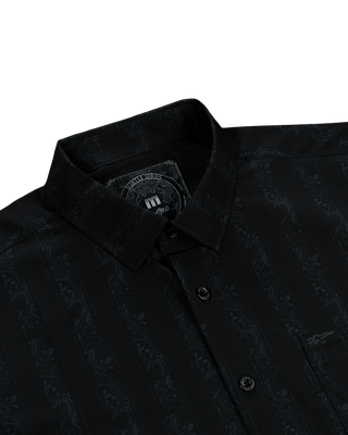 Subtle (Black) Button Down