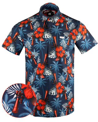 Suppressed (Blue) Button Down