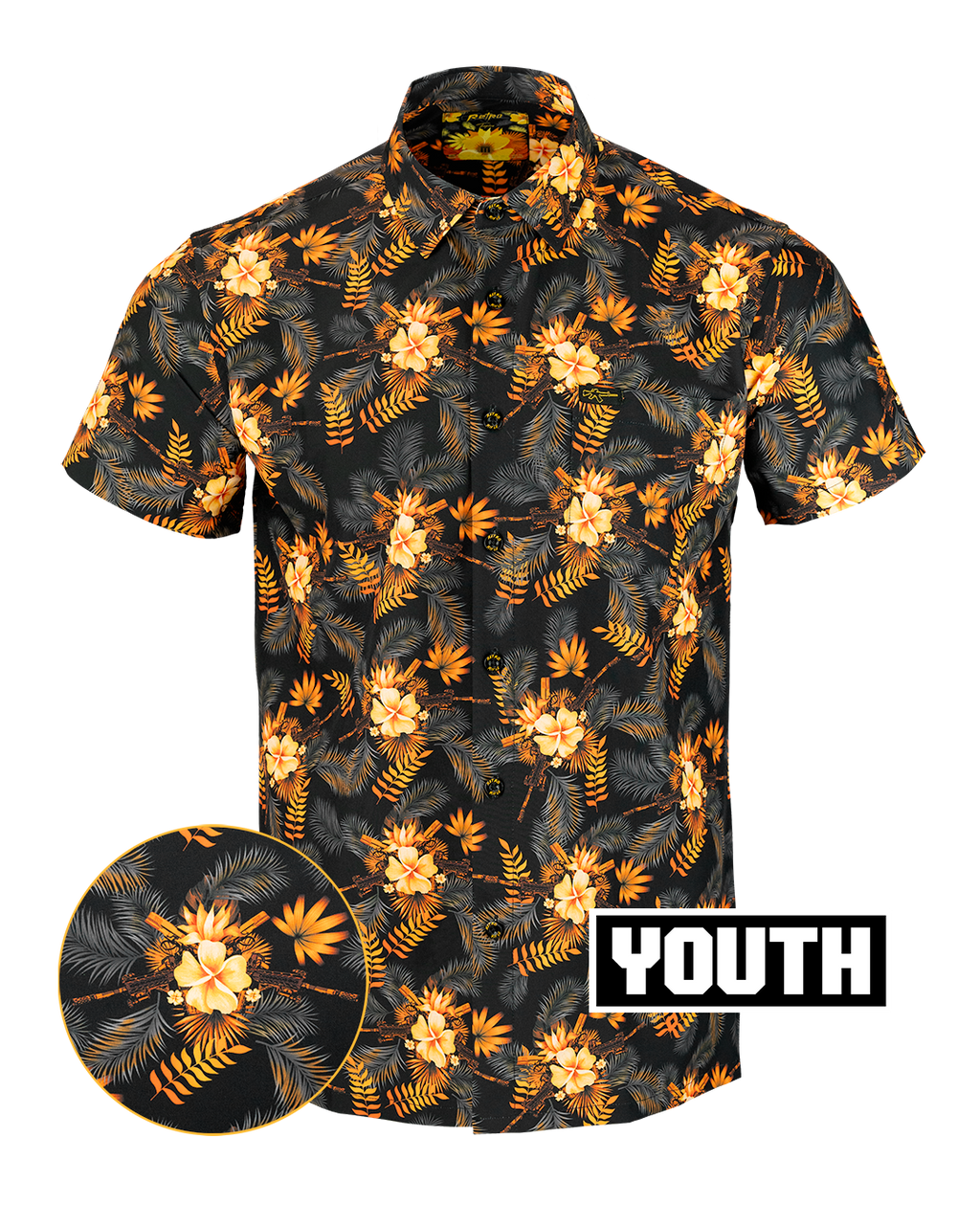 Retro Rifle - Youth Button Down