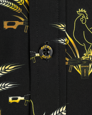 Le Cock V2 (Black/Gold) Button Down
