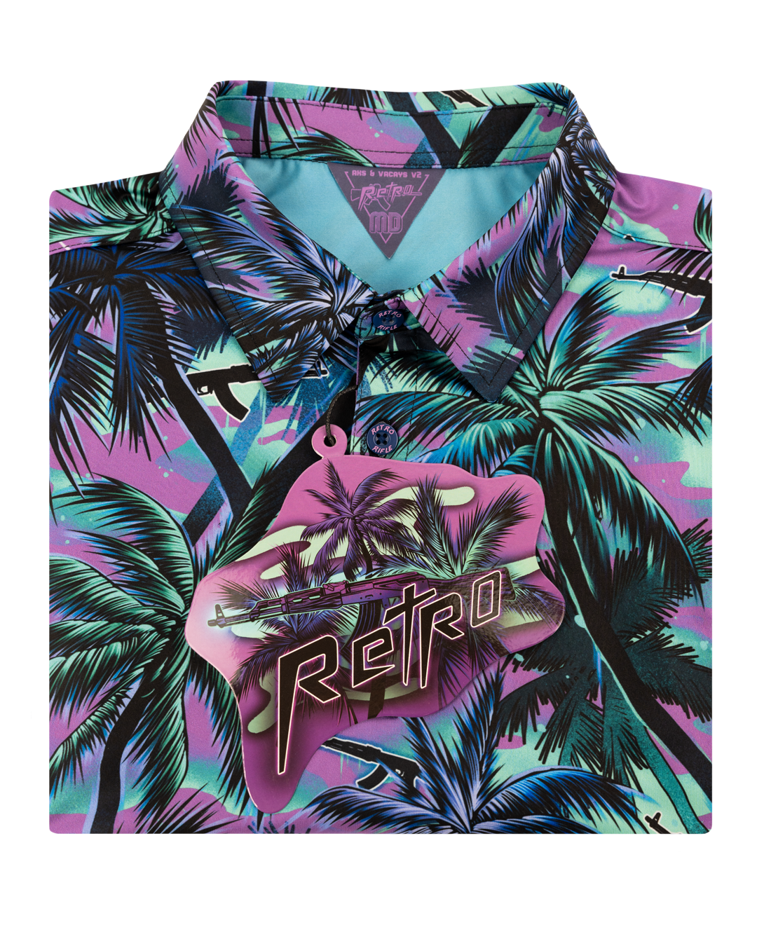 Retro Rifle - Men's Polo Shirt - AK's and Vacays V2