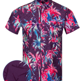 AK's and Vacays (Purple) Button Down