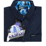 AK's and Vacays (Navy) Dress Shirt