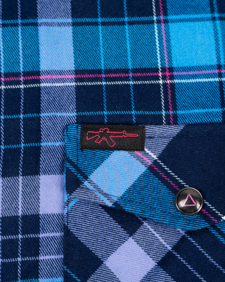 Alien vs Predator (Blue) Flannel