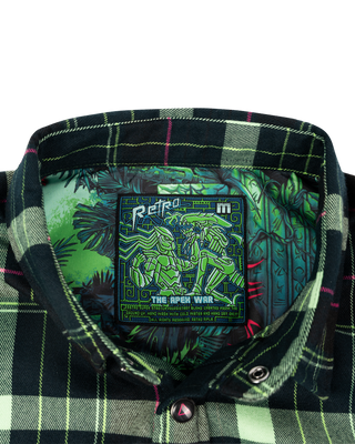 Alien vs Predator (Green) Flannel