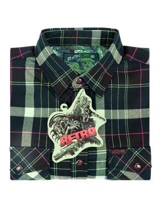 Alien vs Predator (Green) Flannel