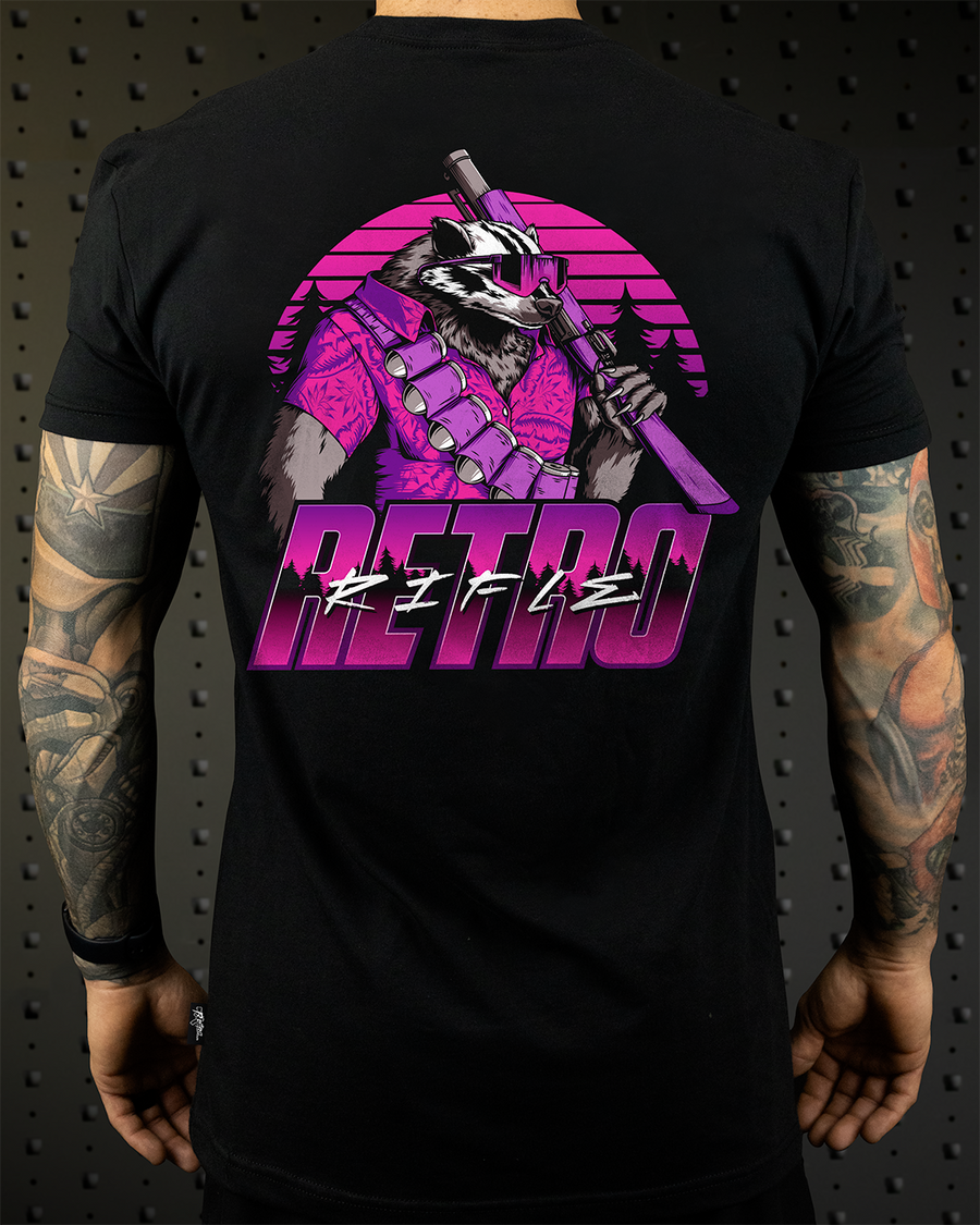 Retro Rifle Tee Retro Rifle - Men's T-Shirt - Badger Tee