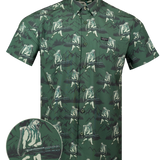 Bear Arms (Green) Button Down