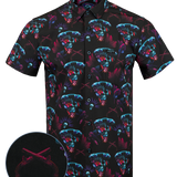 Black Beard Button Down