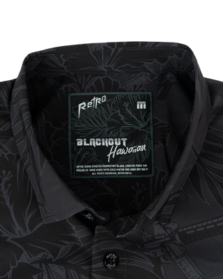 Blackout Hawaiian Button Down