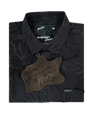 Blackout Hawaiian Button Down