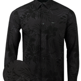 Blackout Hawaiian Long Sleeve Button Down