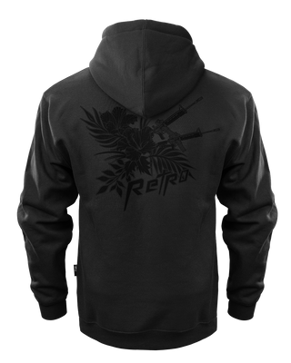 Blackout Hawaiian Hoodie