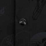 Blackout Palm Button Down (Pearl Snaps)